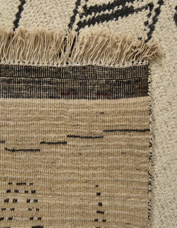 Detail image of 10' x 14' 7  Hand Knotted Moroccan Wool Rug