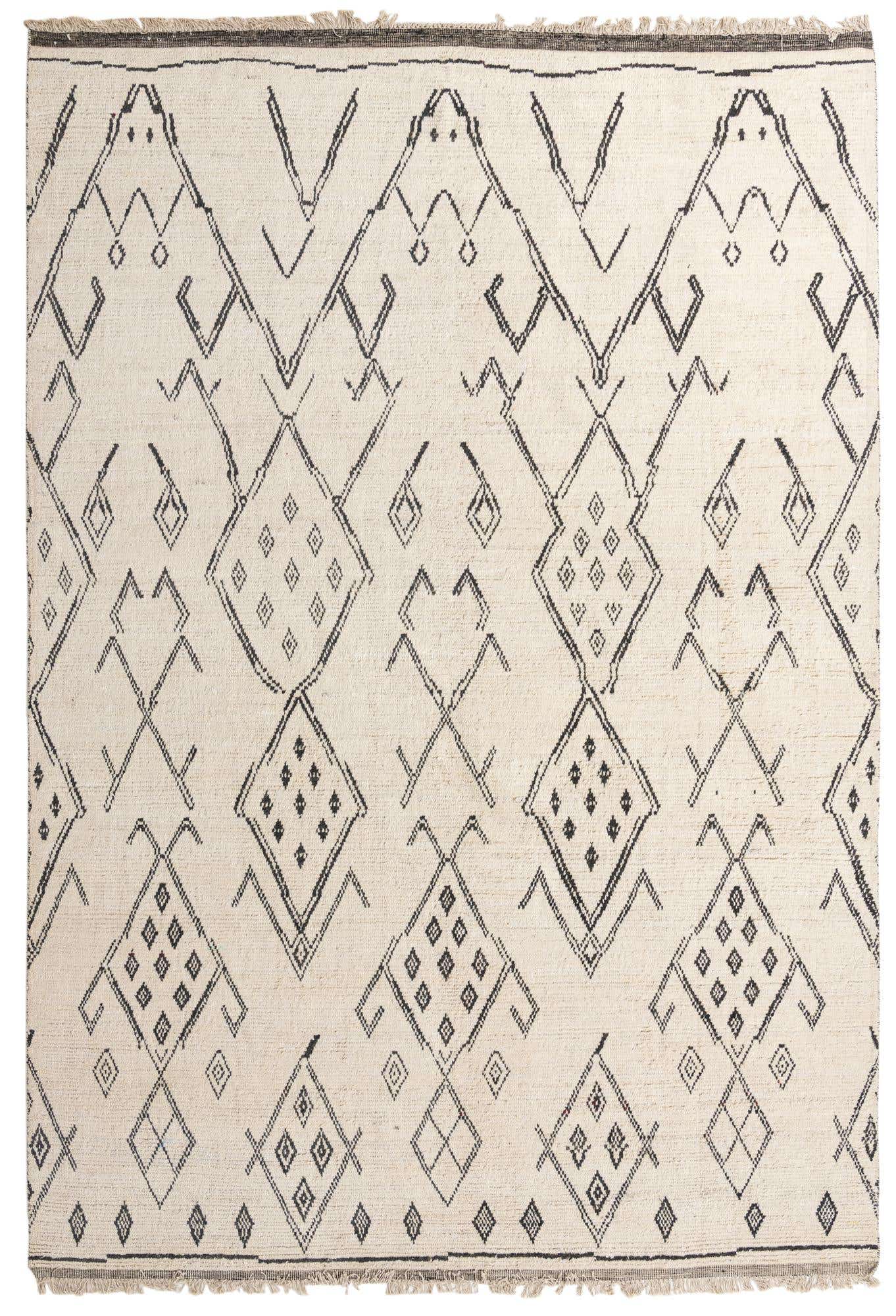 10' x 14' 7 Hand Knotted Moroccan Wool Rug