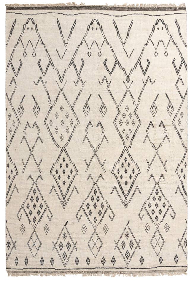 Detail image of 10' x 14' 7 Hand Knotted Moroccan Wool Rug