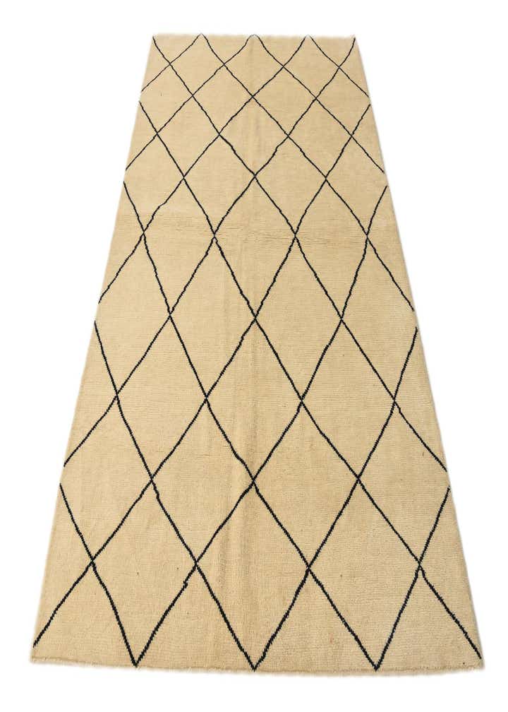 5' 5 x 8' 2 Hand Knotted Moroccan Wool Rug