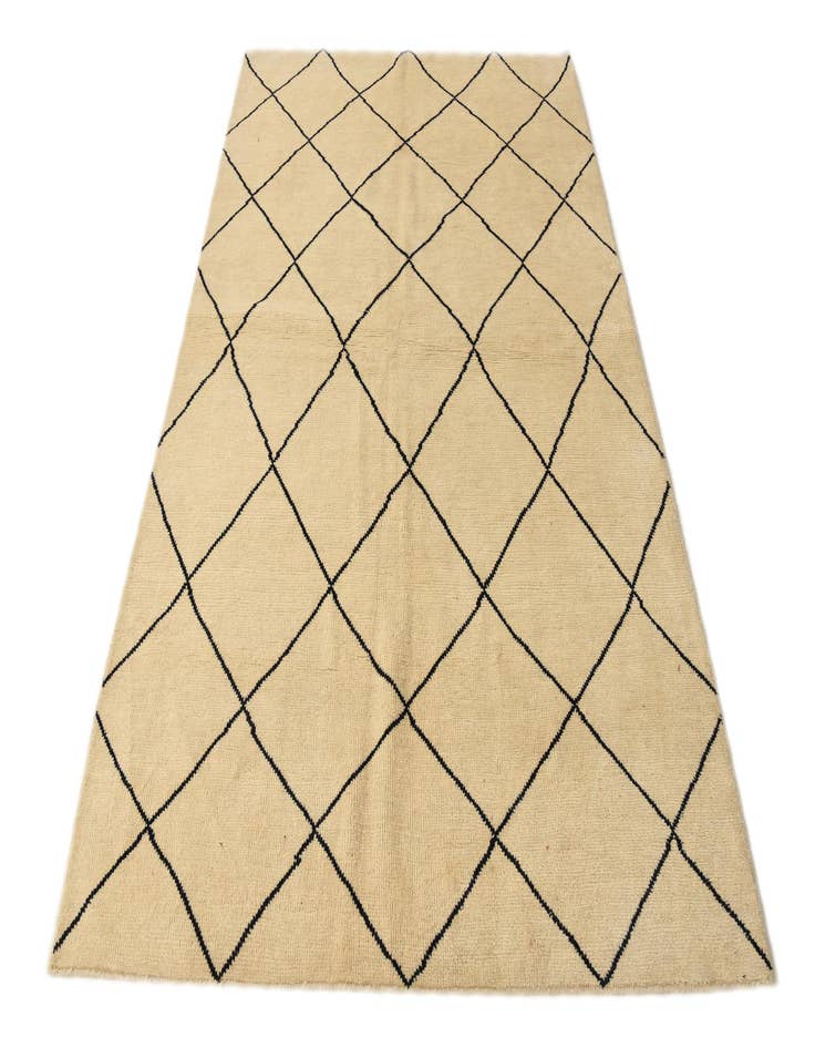 Detail image of 5' 5 x 8' 2 Hand Knotted Moroccan Wool Rug