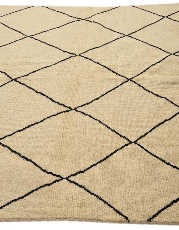 Detail image of 5' 5 x 8' 2  Hand Knotted Moroccan Wool Rug