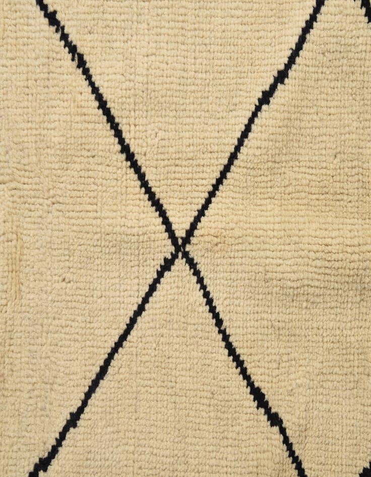 Detail image of 5' 5 x 8' 2  Hand Knotted Moroccan Wool Rug