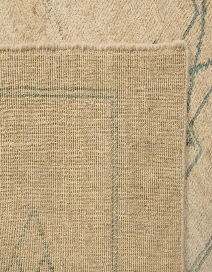 Detail image of 6' 6 x 9' 8  Hand Knotted Moroccan Wool Rug