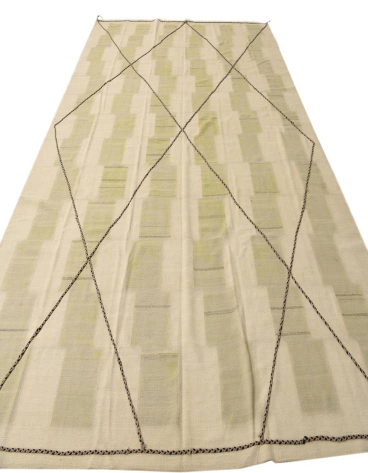 Detail image of 9' 1 x 13'  Hand Knotted Moroccan Wool Rug