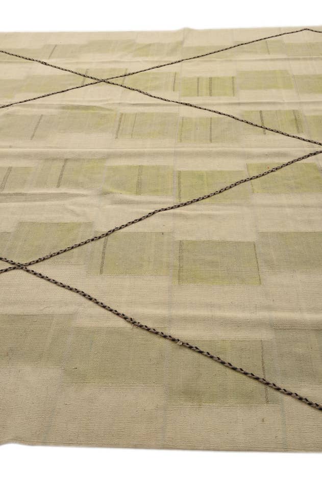 Detail image of 9' 1 x 13' Hand Knotted Moroccan Wool Rug