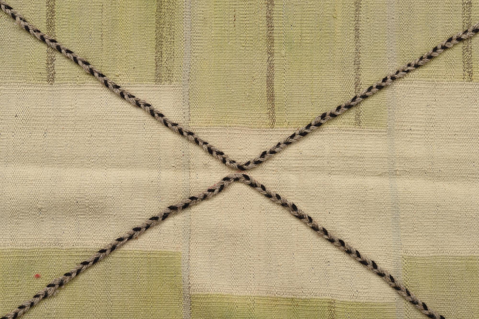 9' 1 x 13' Hand Knotted Moroccan Wool Rug
