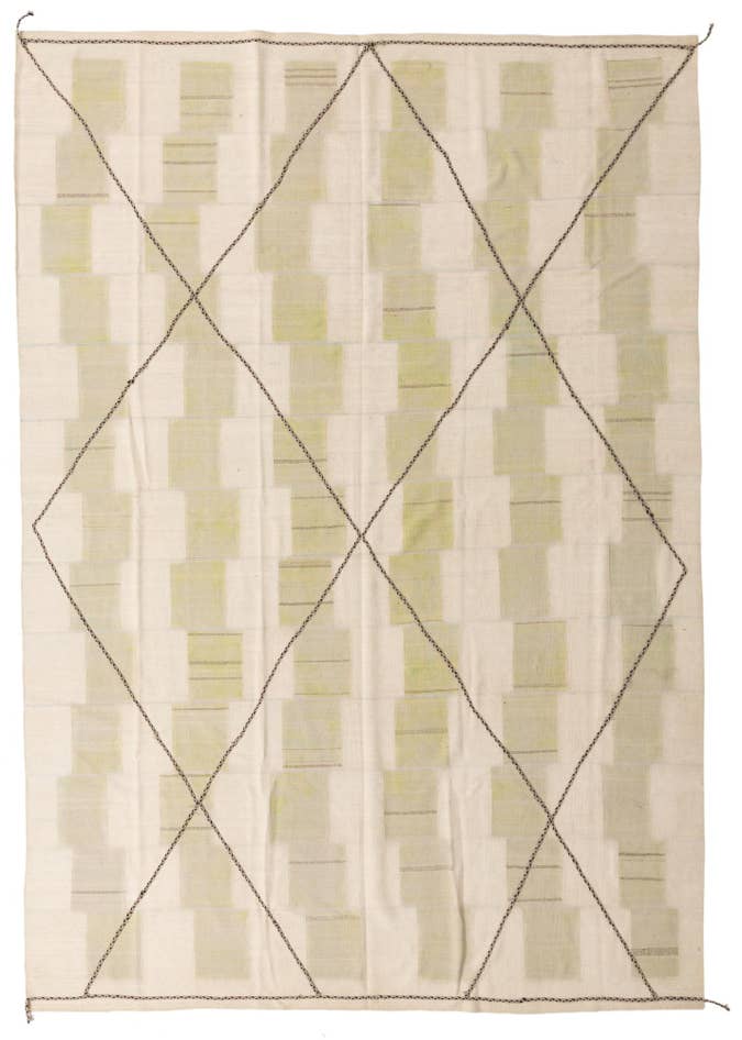 Detail image of 9' 1 x 13' Hand Knotted Moroccan Wool Rug