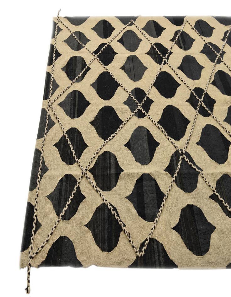 Detail image of 6' 5 x 7' 10  Hand Knotted Moroccan Wool Rug