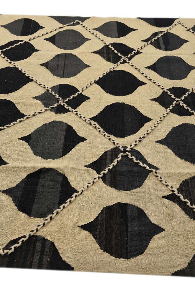 6' 5 x 7' 10 Hand Knotted Moroccan Wool Rug