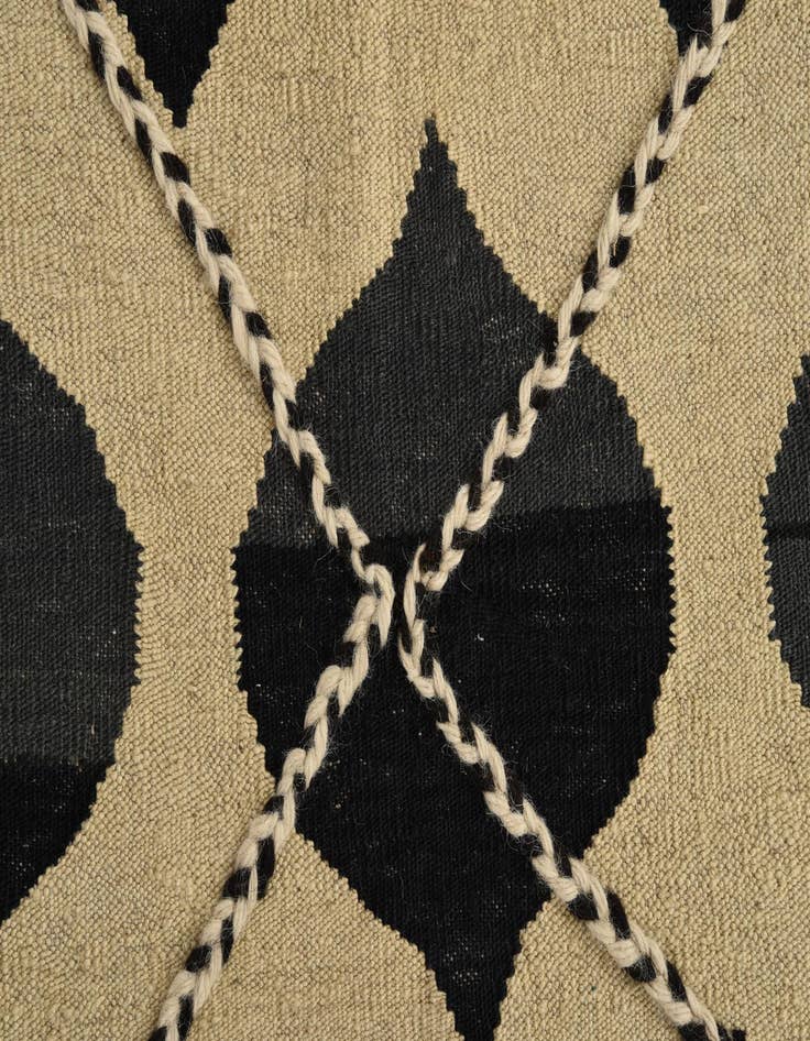 Detail image of 6' 5 x 7' 10  Hand Knotted Moroccan Wool Rug