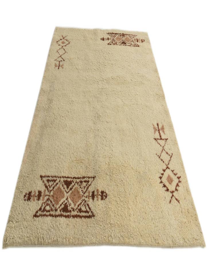 Detail image of 5' 5 x 7' 6  Hand Knotted Moroccan Wool Rug