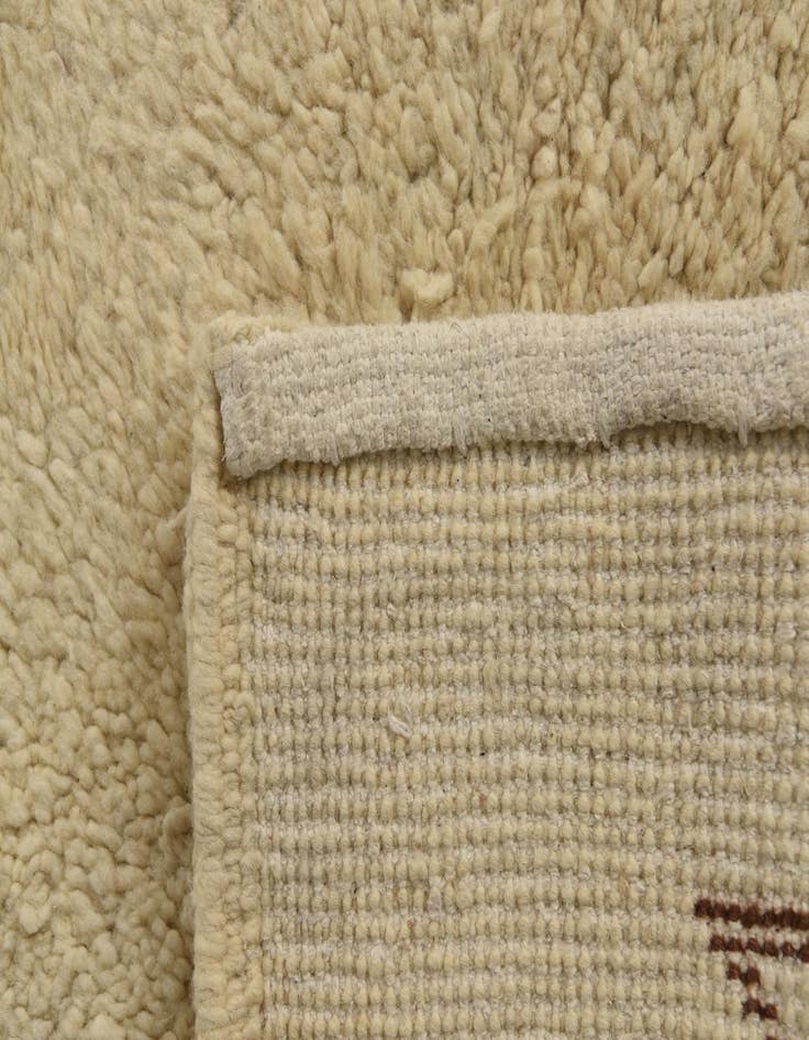 Detail image of 5' 5 x 7' 6  Hand Knotted Moroccan Wool Rug