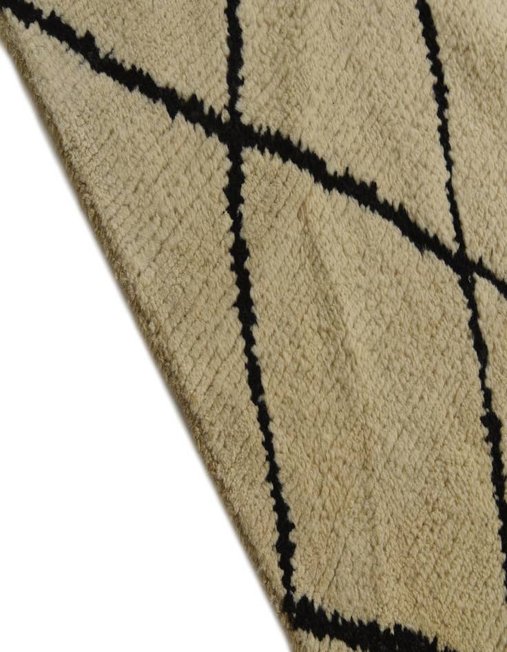 Detail image of 5' 3 x 7' 3  Hand Knotted Moroccan Wool Rug