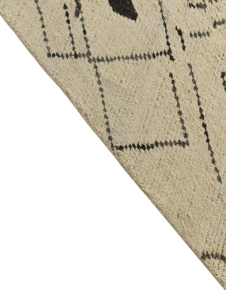 Detail image of 7' 10 x 11' 1  Hand Knotted Moroccan Wool Rug