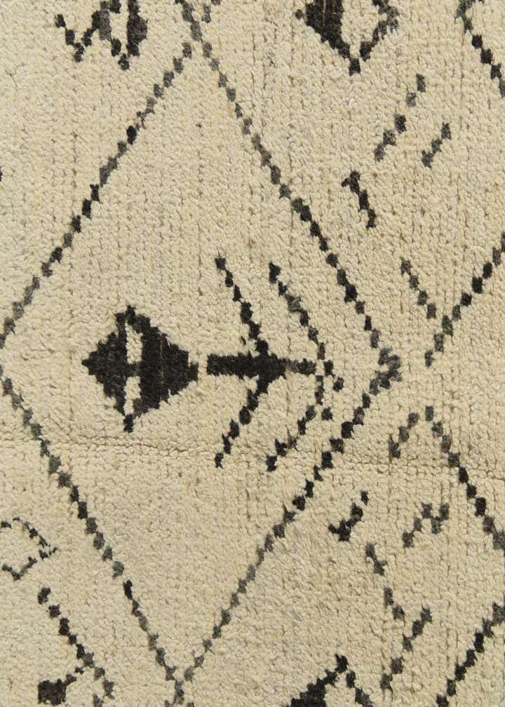 7' 10 x 11' 1 Hand Knotted Moroccan Wool Rug