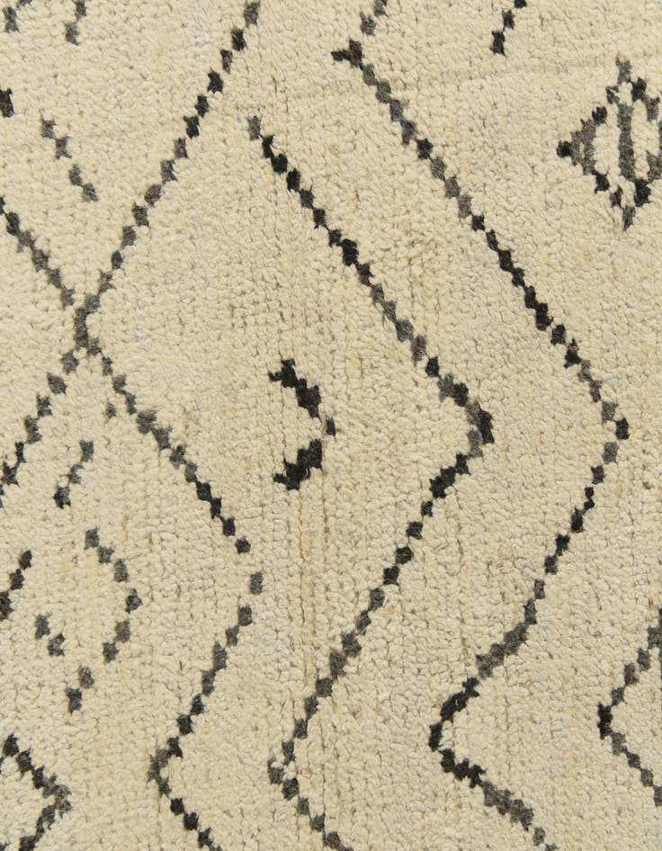 Detail image of 7' 10 x 11' 1  Hand Knotted Moroccan Wool Rug