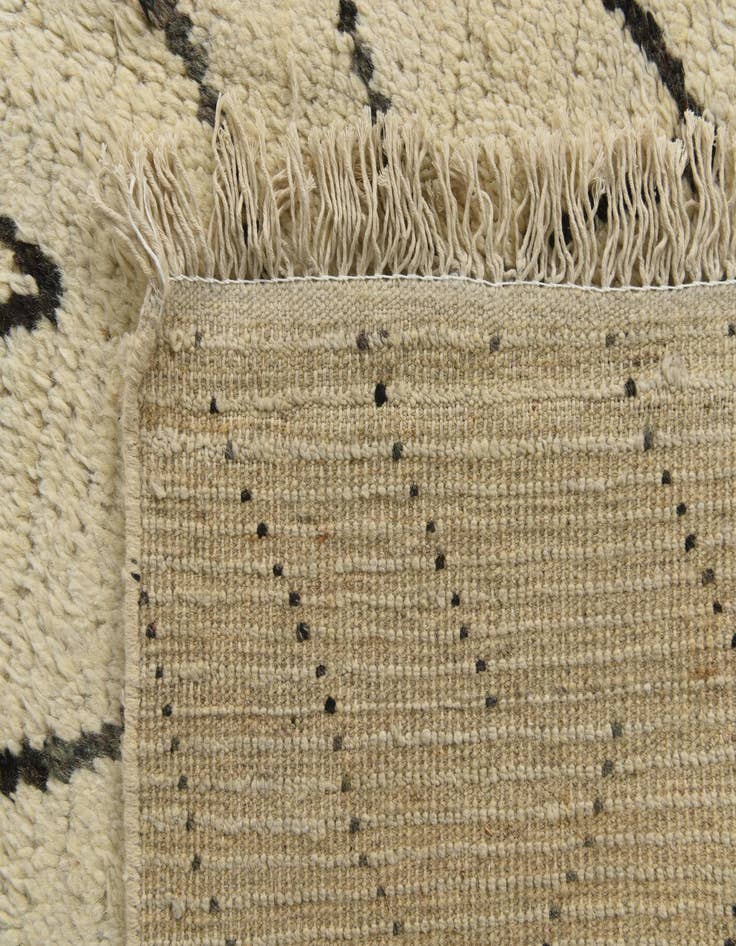 Detail image of 7' 10 x 11' 1  Hand Knotted Moroccan Wool Rug