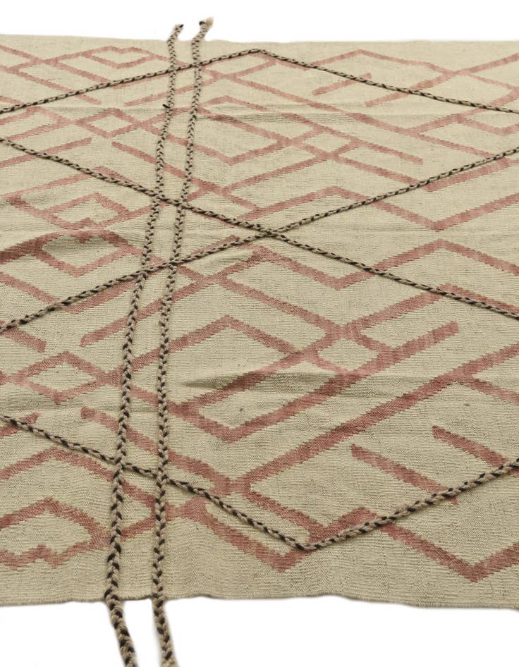 Detail image of 5' 9 x 7' 8  Hand Knotted Moroccan Wool Rug
