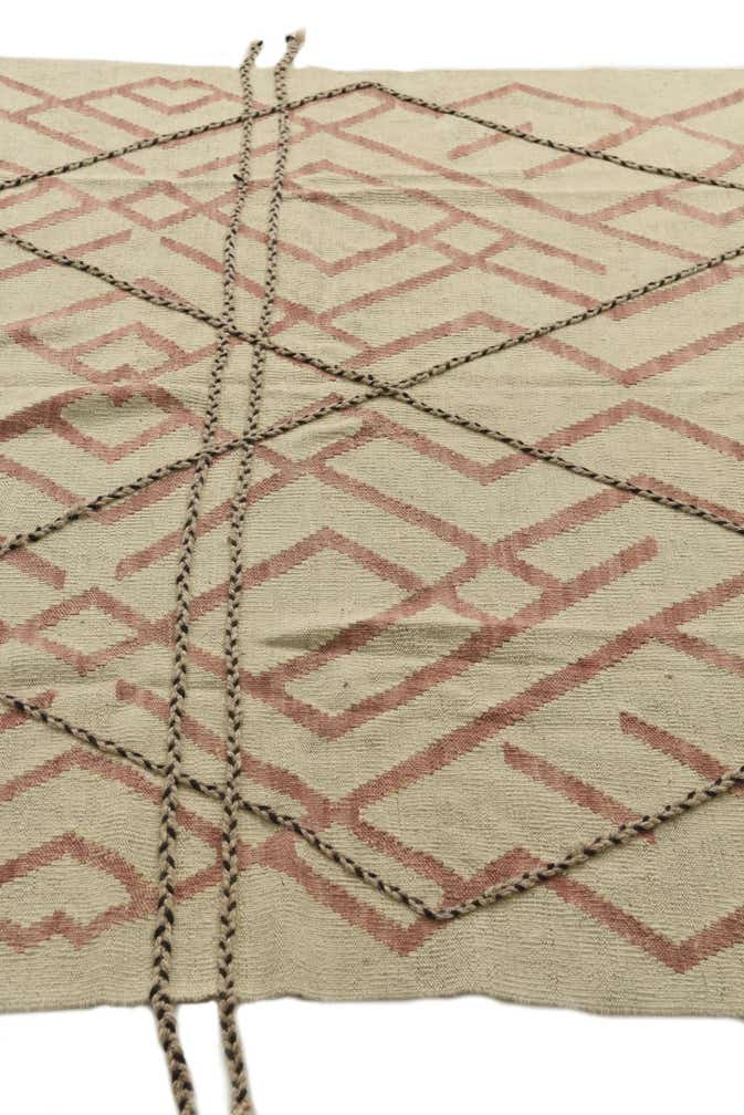 5' 9 x 7' 8 Hand Knotted Moroccan Wool Rug