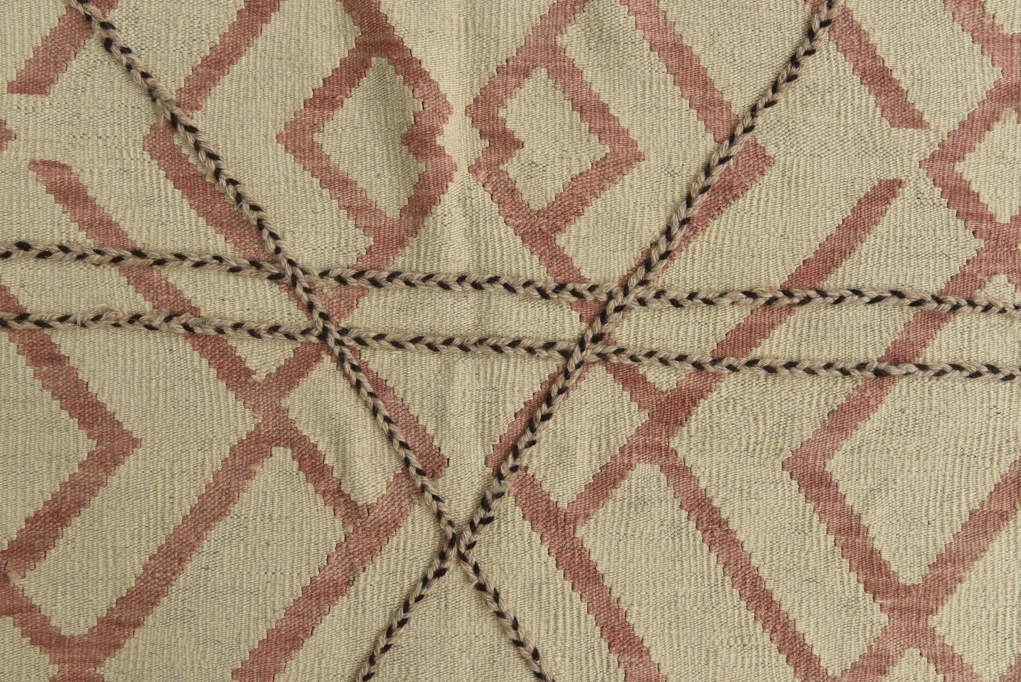 5' 9 x 7' 8 Hand Knotted Moroccan Wool Rug
