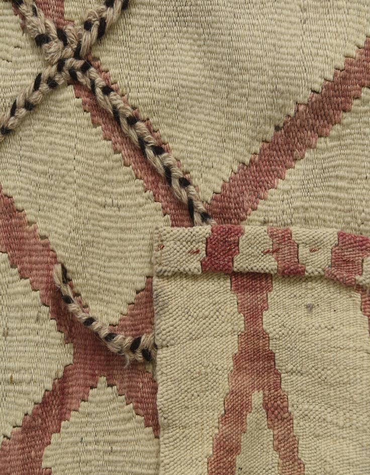 Detail image of 5' 9 x 7' 8  Hand Knotted Moroccan Wool Rug