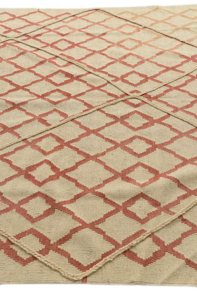 6' 4 x 8' Hand Knotted Moroccan Wool Rug