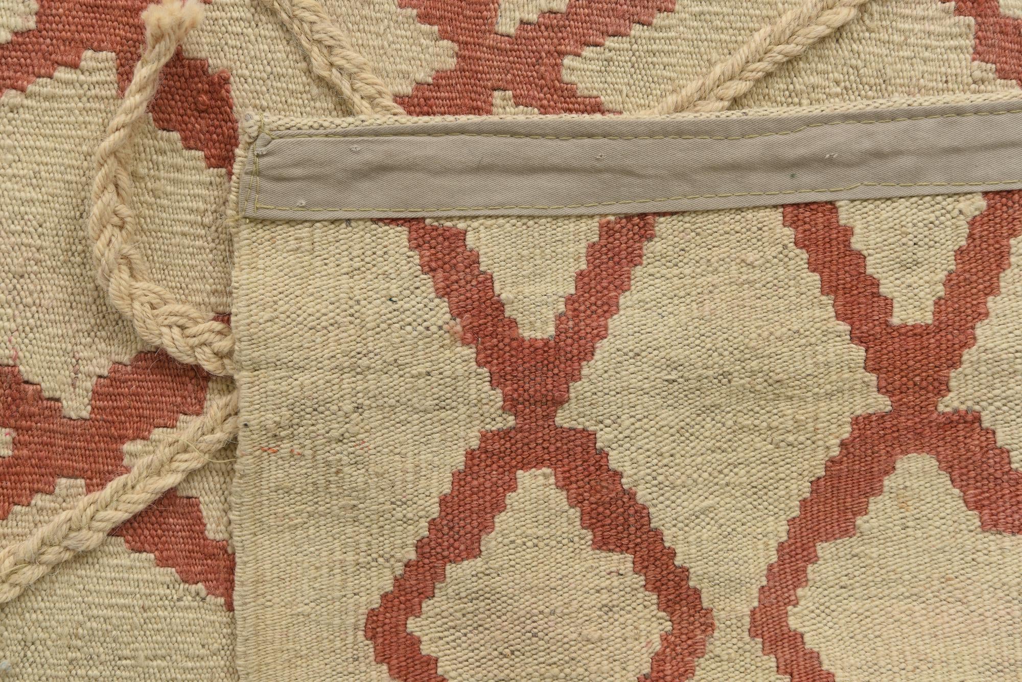 6' 4 x 8' Hand Knotted Moroccan Wool Rug