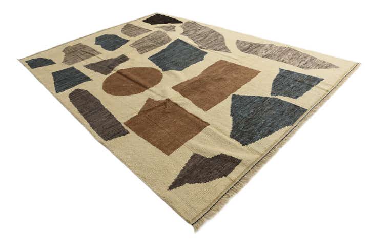 8' 10 x 11' 10 Hand Knotted Moroccan Wool Rug