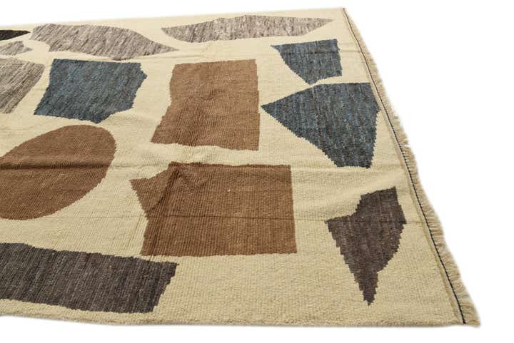 8' 10 x 11' 10 Hand Knotted Moroccan Wool Rug