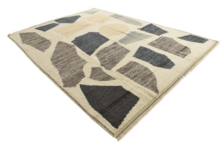 Detail image of 10' 3 x 12' 6 Hand Knotted Moroccan Wool Rug
