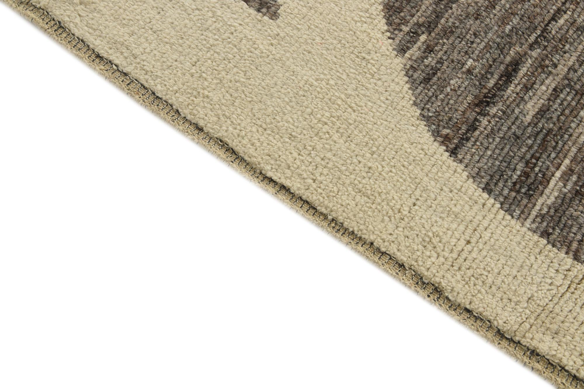 10' 3 x 12' 6 Hand Knotted Moroccan Wool Rug