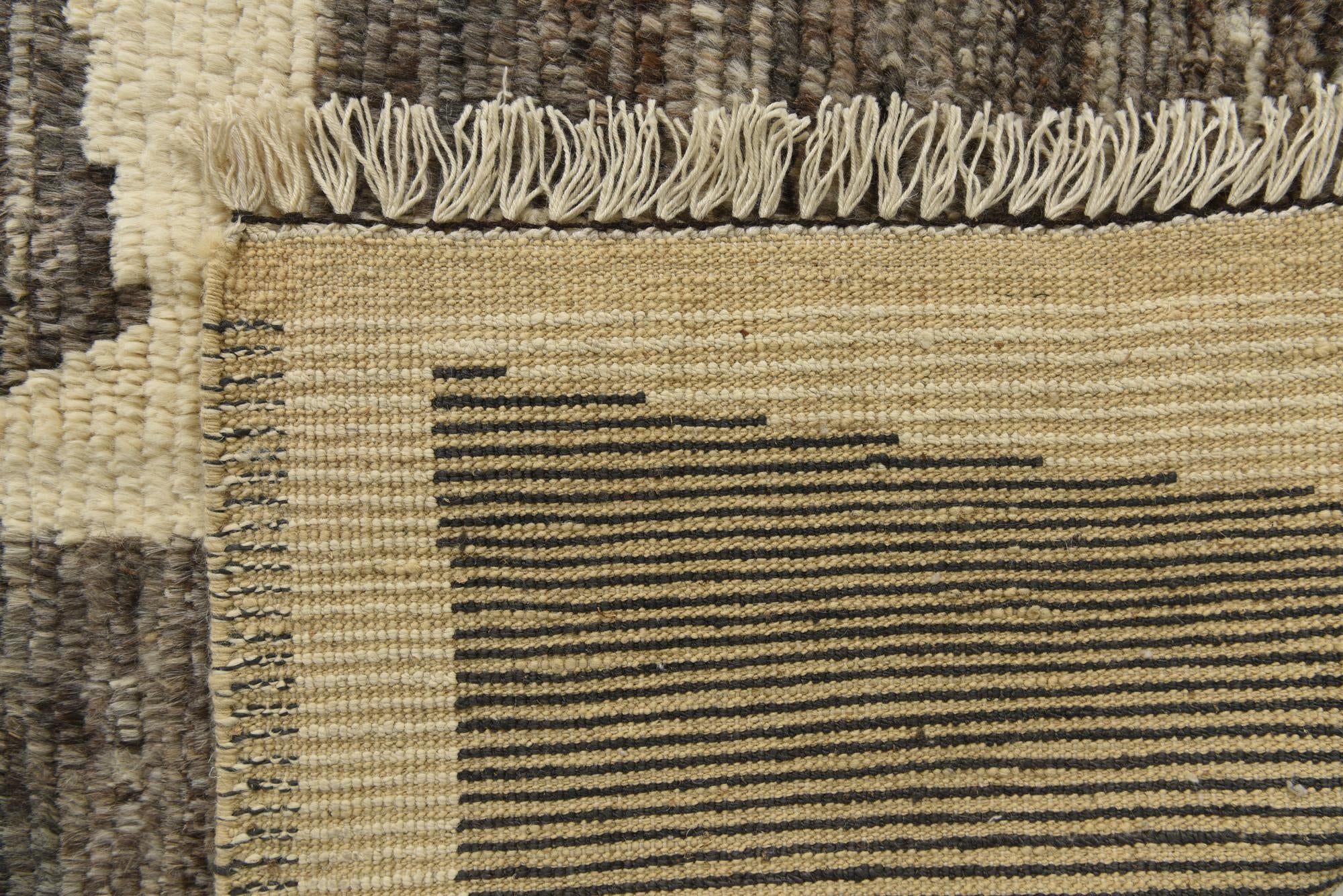 10' 3 x 12' 6 Hand Knotted Moroccan Wool Rug
