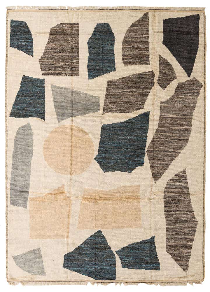 10' 3 x 12' 6 Hand Knotted Moroccan Wool Rug