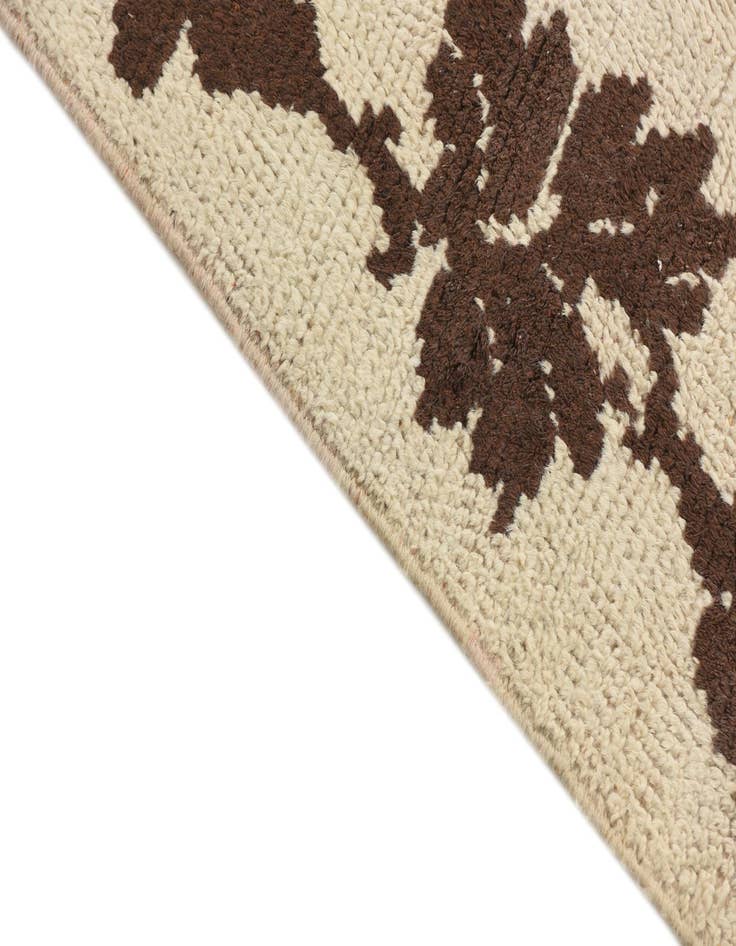 Detail image of 2' 6 x 4' 7  Hand Knotted Moroccan Wool Rug