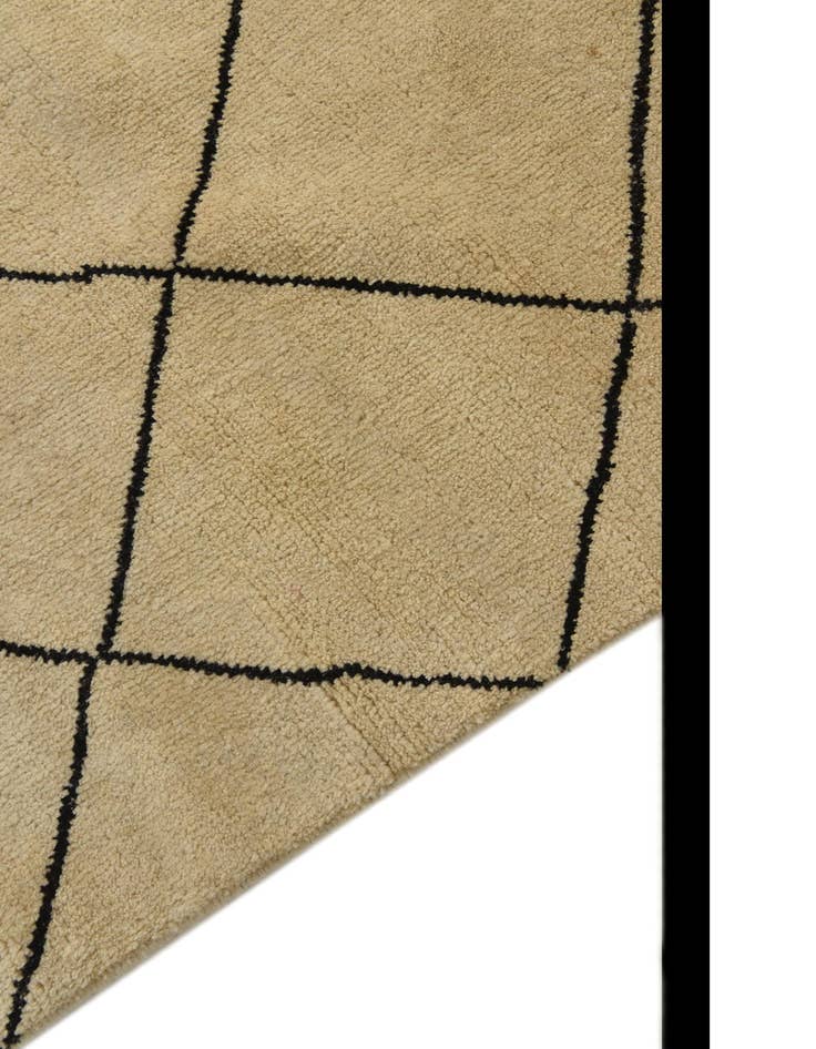 Detail image of 5' 6 x 8'  Hand Knotted Moroccan Wool Rug