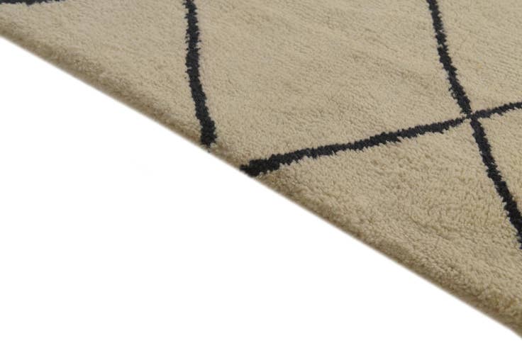 Detail image of 5' 5 x 8' Hand Knotted Moroccan Wool Rug