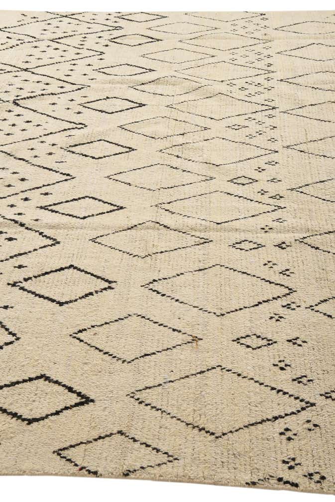 10' x 14' 6 Hand Knotted Moroccan Wool Rug