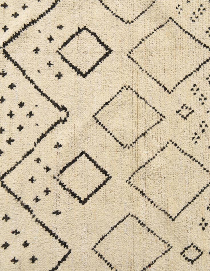 Detail image of 10' x 14' 6  Hand Knotted Moroccan Wool Rug
