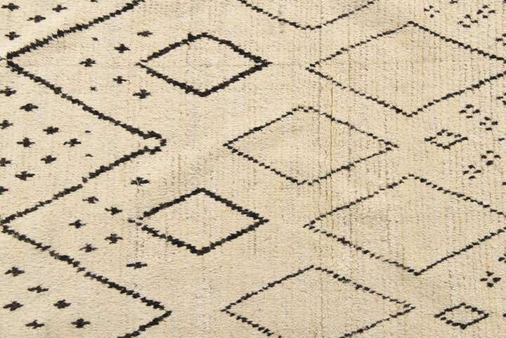 10' x 14' 6 Hand Knotted Moroccan Wool Rug