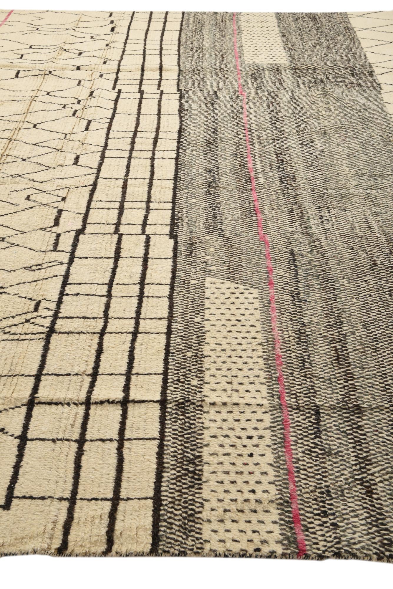 365cm x 480cm Hand Knotted Moroccan Wool Rug