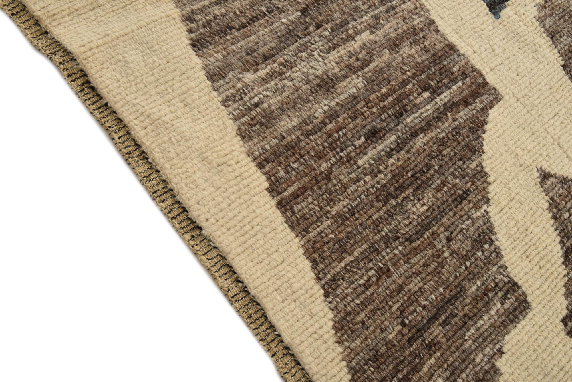 8' 11 x 14' 1 Hand Knotted Moroccan Wool Rug