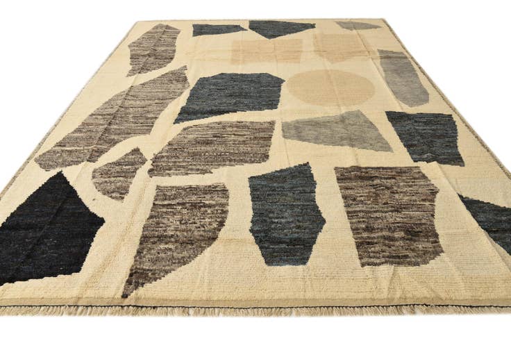 Detail image of 9' x 12' 8 Hand Knotted Moroccan Wool Rug