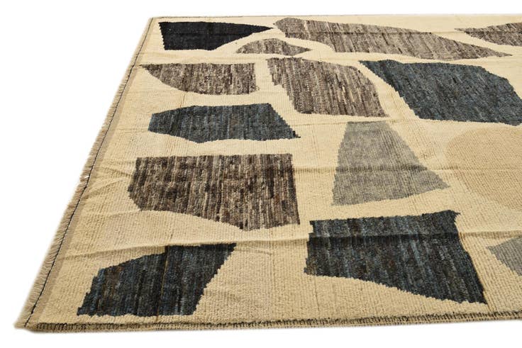Detail image of 9' x 12' 8 Hand Knotted Moroccan Wool Rug