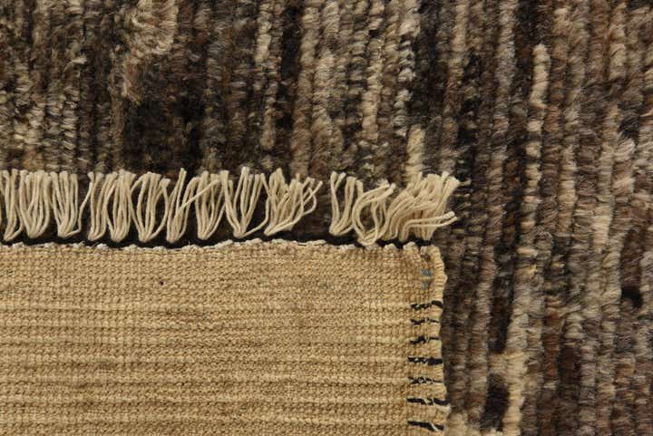 9' x 12' 8 Hand Knotted Moroccan Wool Rug