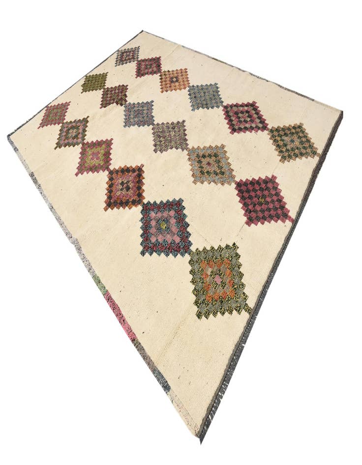 Detail image of 9' x 12' 8  Hand Knotted Moroccan Wool Rug