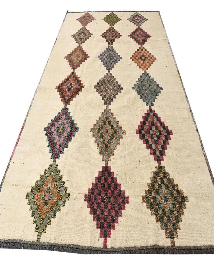 Detail image of 9' x 12' 8  Hand Knotted Moroccan Wool Rug