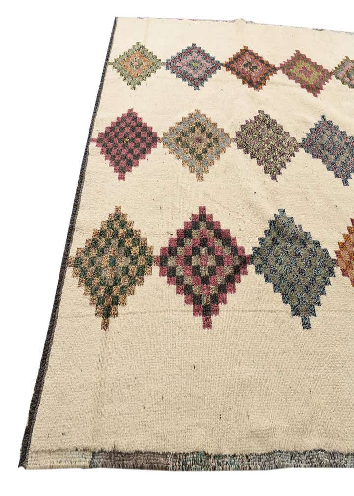 9' x 12' 8 Hand Knotted Moroccan Wool Rug