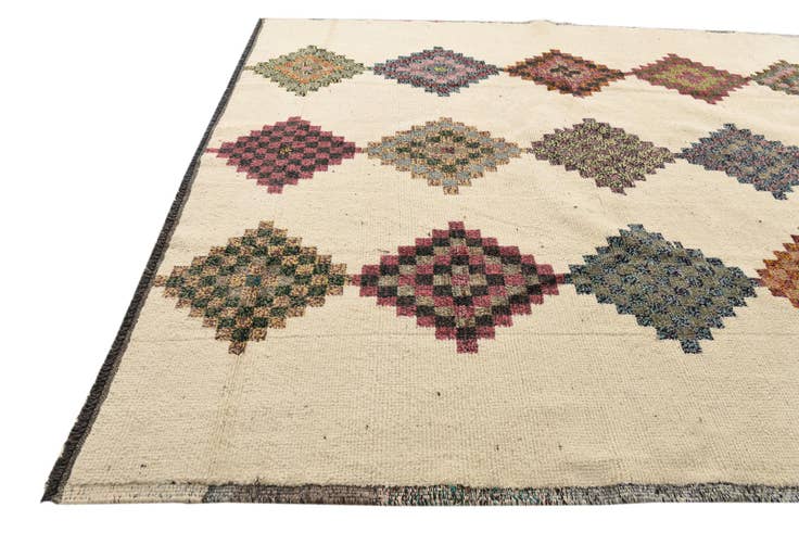 Detail image of 9' x 12' 8 Hand Knotted Moroccan Wool Rug