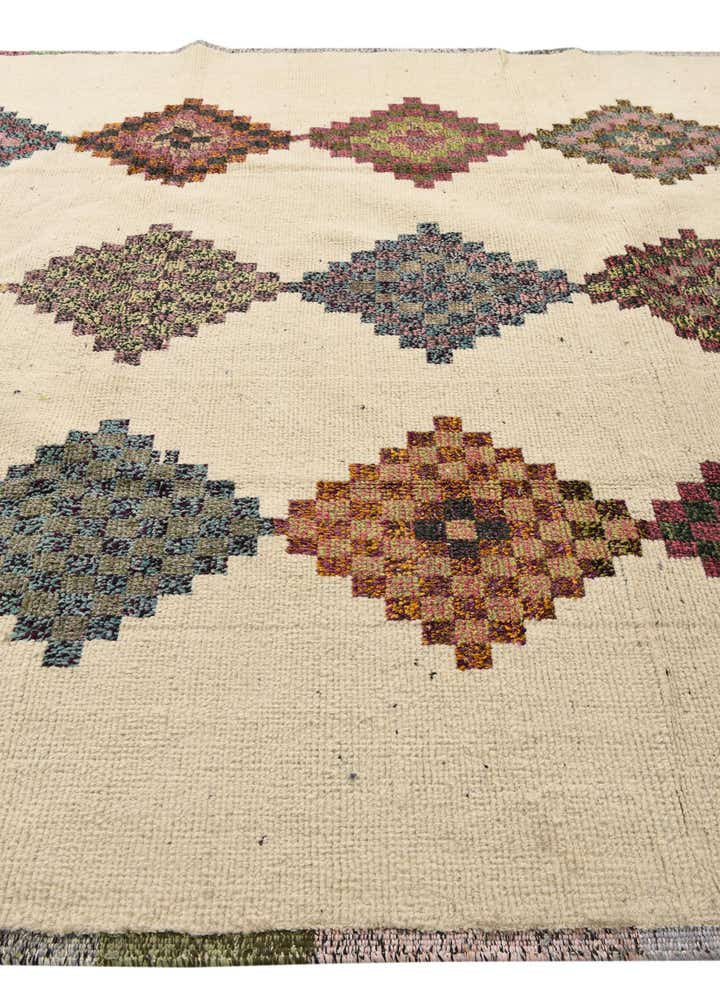 9' x 12' 8 Hand Knotted Moroccan Wool Rug